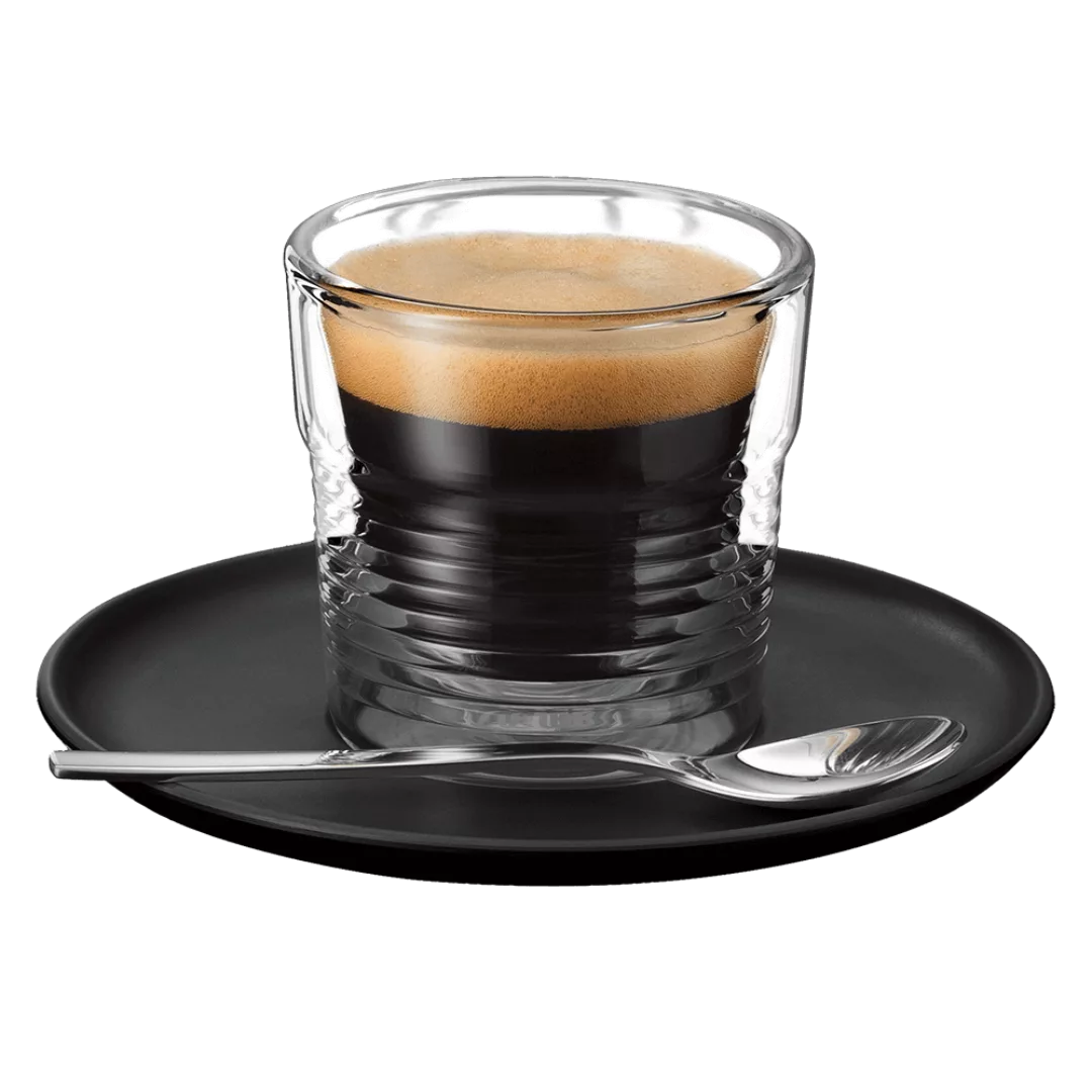 Doppelwandige Espressogläser / Glas Set Espresso von K-fee System (2 Gläser günstig online kaufen