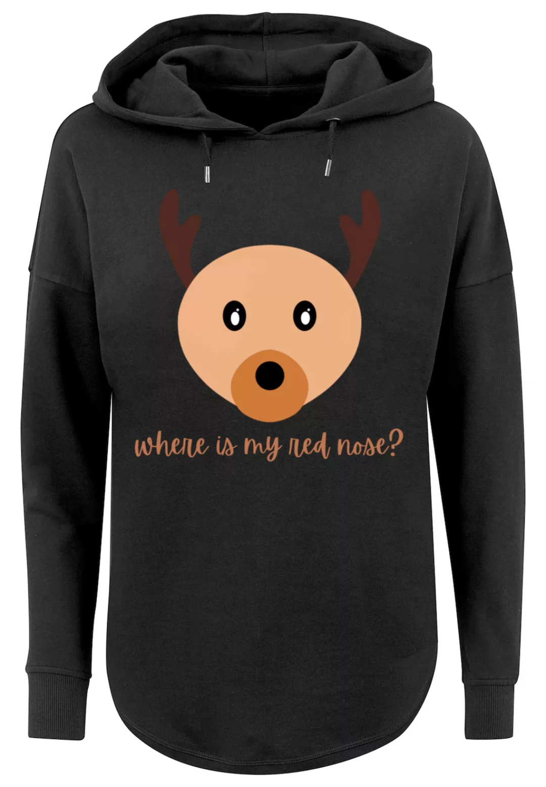 F4NT4STIC Kapuzenpullover "Red Nose Weihnachten", Print günstig online kaufen