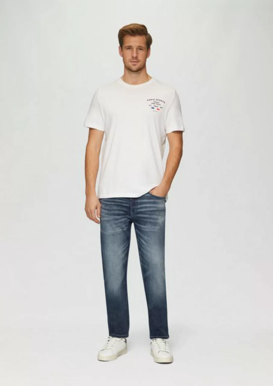 s.Oliver Stoffhose Jeans Mauro / Regular Fit / Mid Rise / Tapered Leg Blend günstig online kaufen