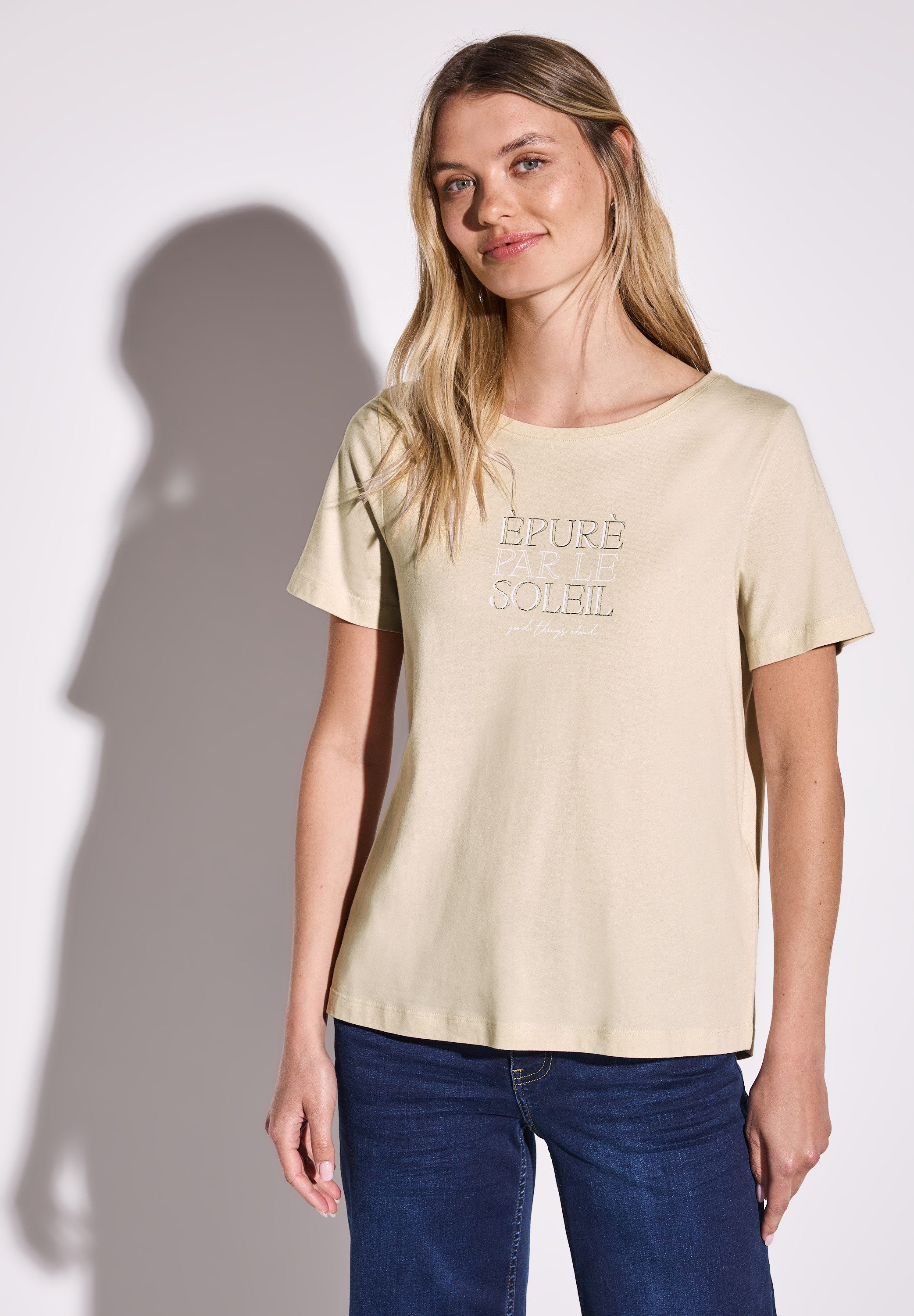 STREET ONE T-Shirt, im soften Baumwoll-Mix günstig online kaufen