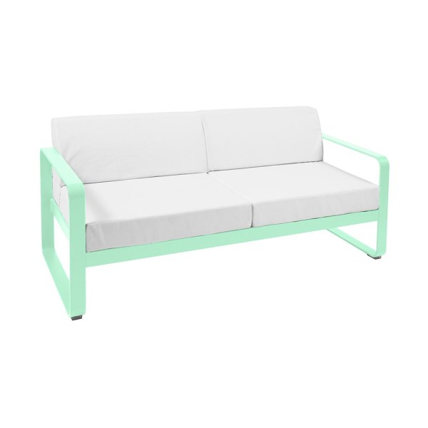 Bellevie Lounge-Sofa 2-Sitzer 83 Opalgrün 81 Grauweiß günstig online kaufen