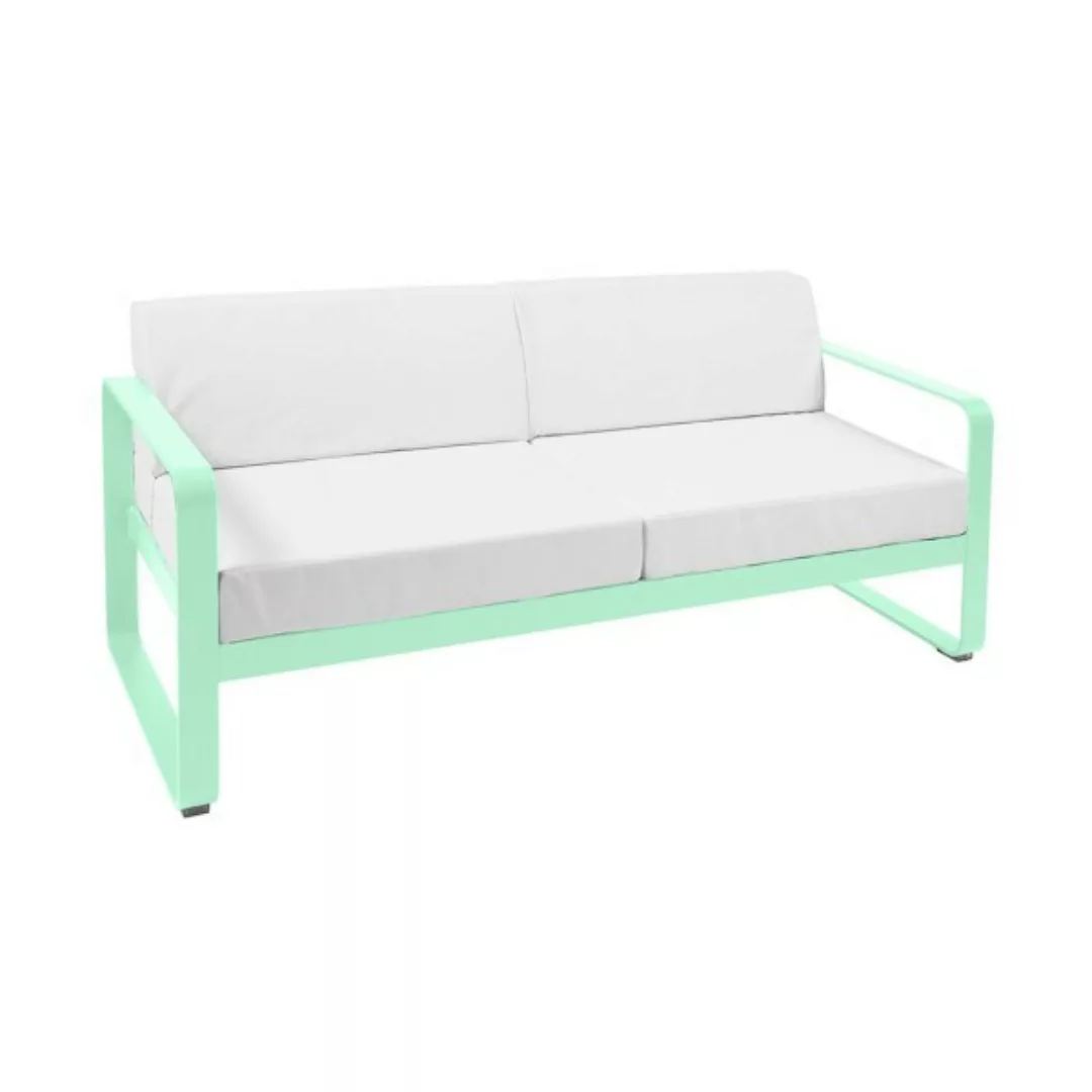 Bellevie Lounge-Sofa 2-Sitzer 83 Opalgrün 81 Grauweiß günstig online kaufen