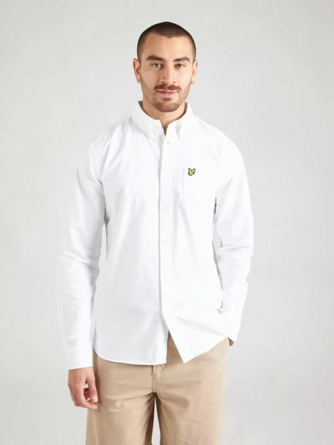 Lyle & Scott Langarmhemd Oxford Webart,Button Down günstig online kaufen