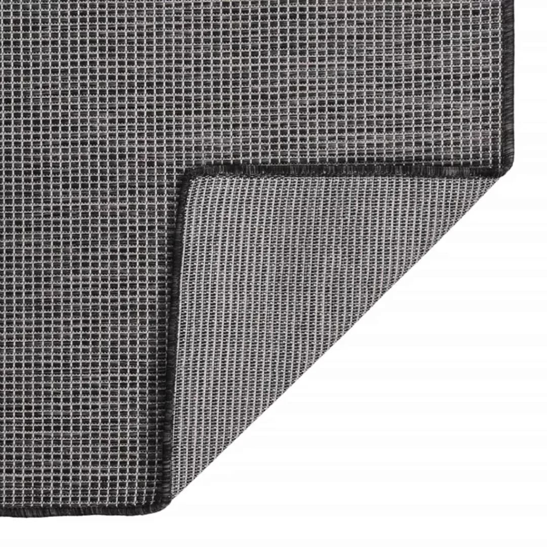 Vidaxl Outdoor-teppich Flachgewebe 120x170 Cm Grau günstig online kaufen