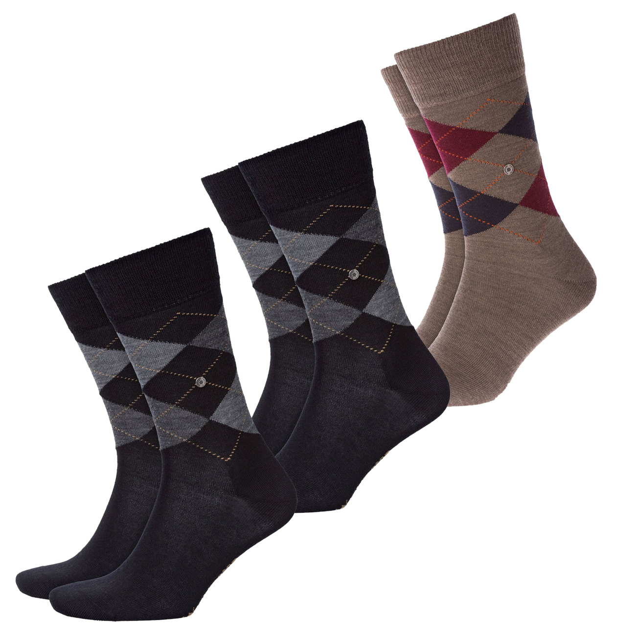 Burlington Herren Socken Edinburgh 2er 3er 4er Multipack günstig online kaufen