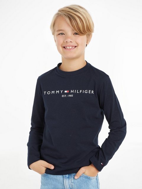 Tommy Hilfiger Langarmshirt ESSENTIAL TEE L/S mit Logoschriftzug günstig online kaufen