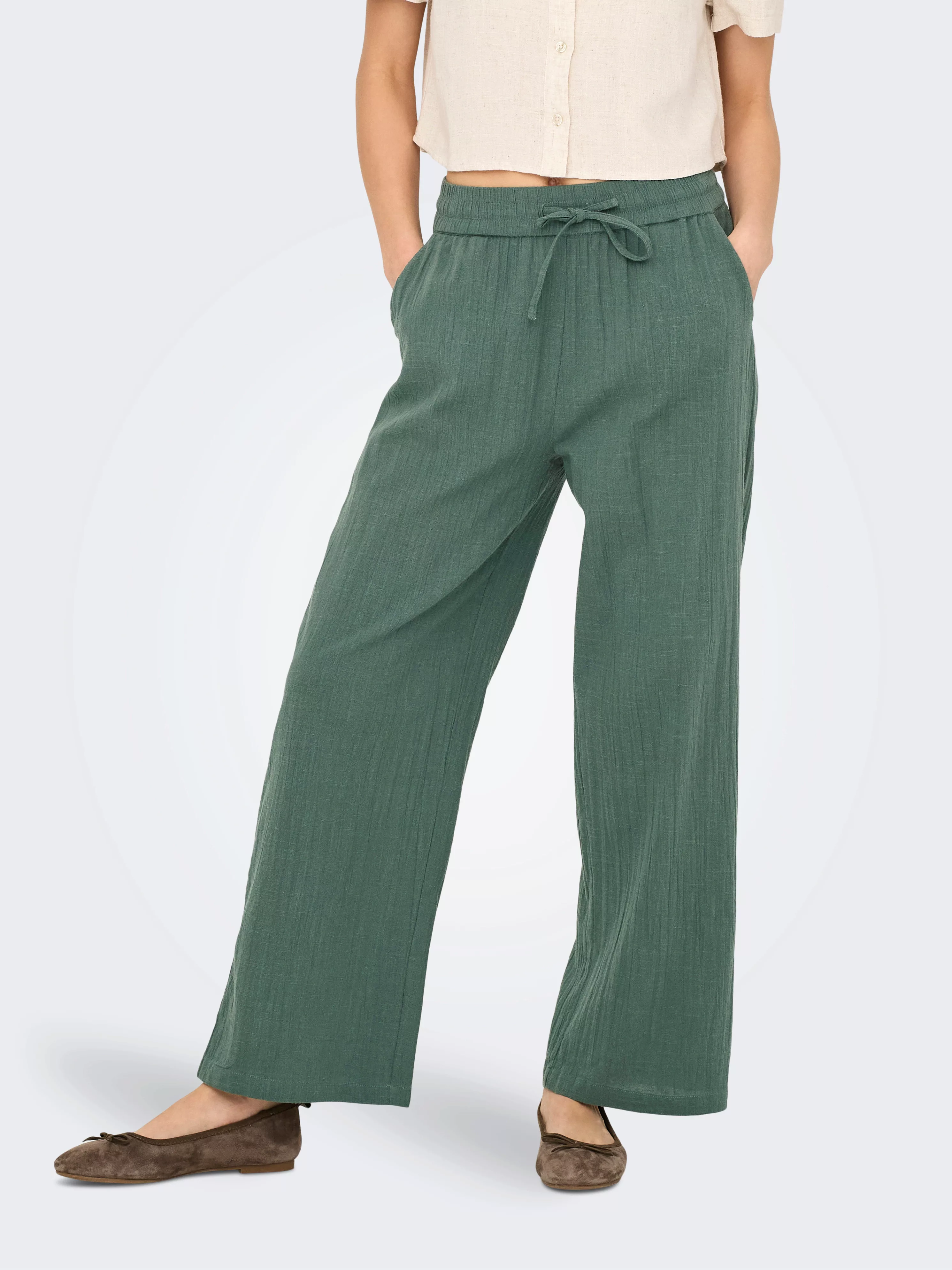 ONLY Schlupfhose "ONLTIZANA COTTON LOOSE PANTS WVN" günstig online kaufen