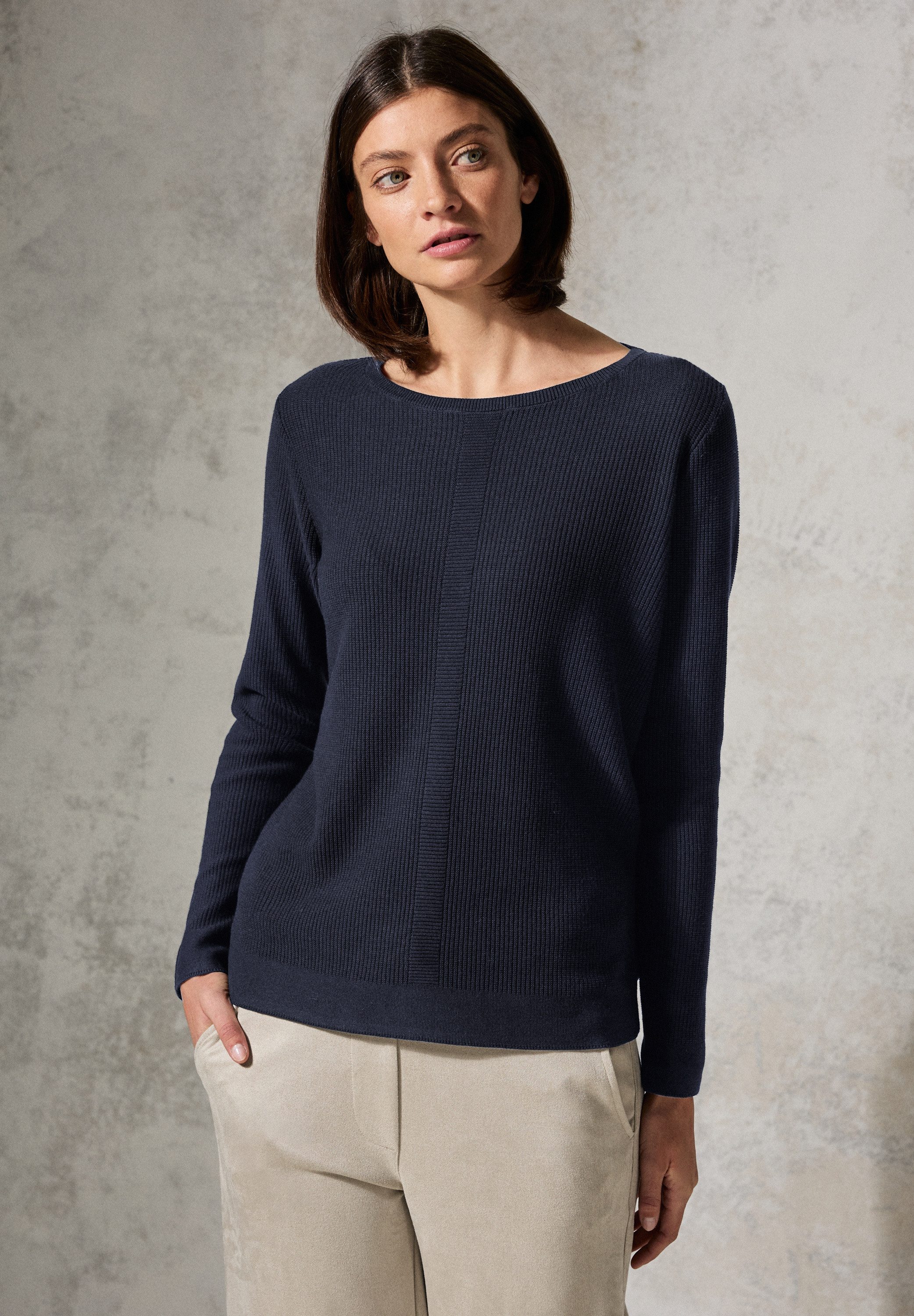 Cecil Strickpullover, mit U-Boot-Ausschnitt günstig online kaufen
