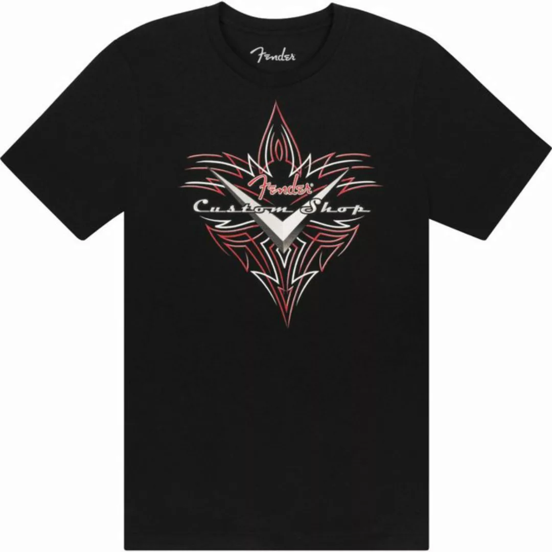 Fender T-Shirt (Textilien, T-Shirts) Custom Shop Pinstripe T-Shirt XXL - T- günstig online kaufen