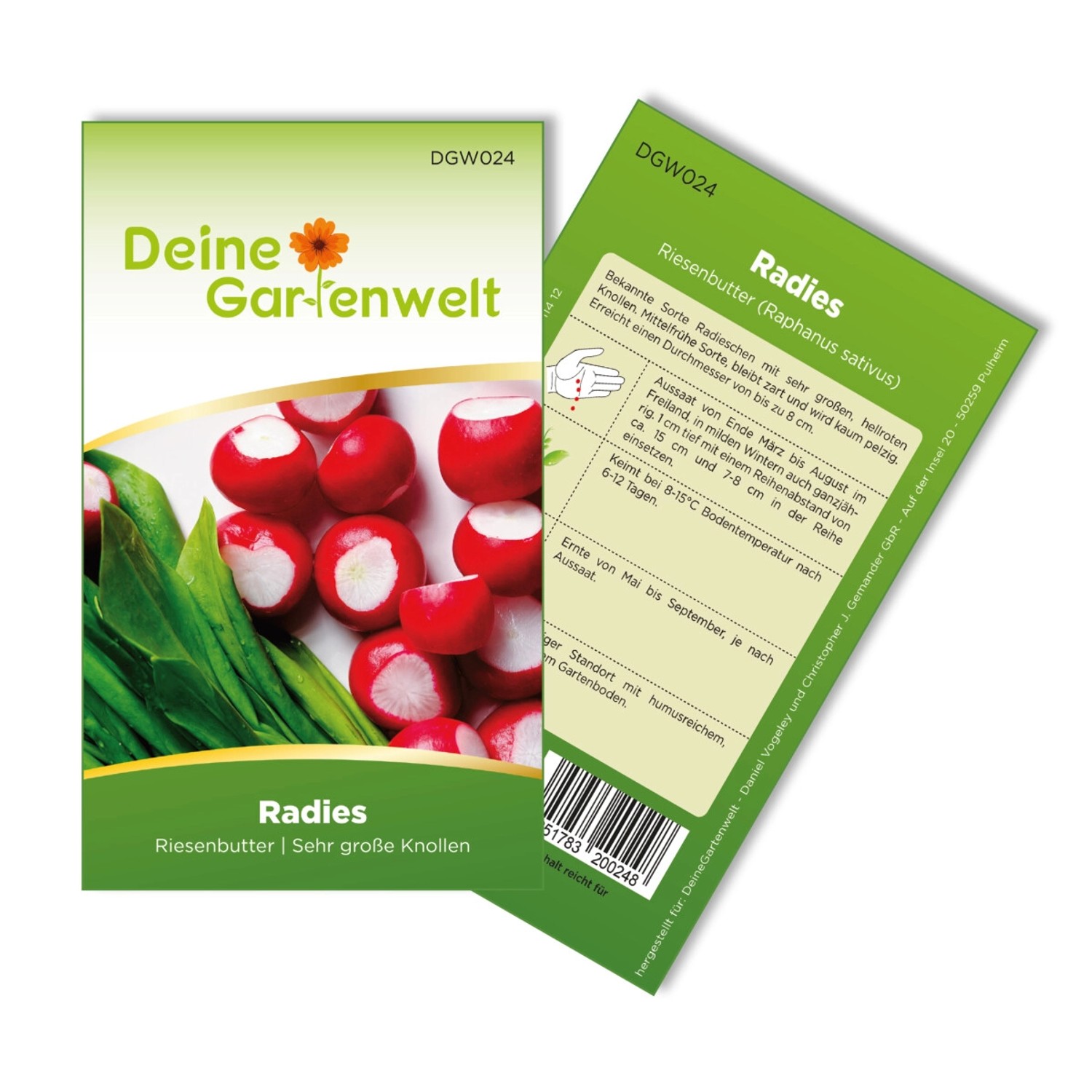 Deine Gartenwelt Radieschen Riesenbutter Samen günstig online kaufen