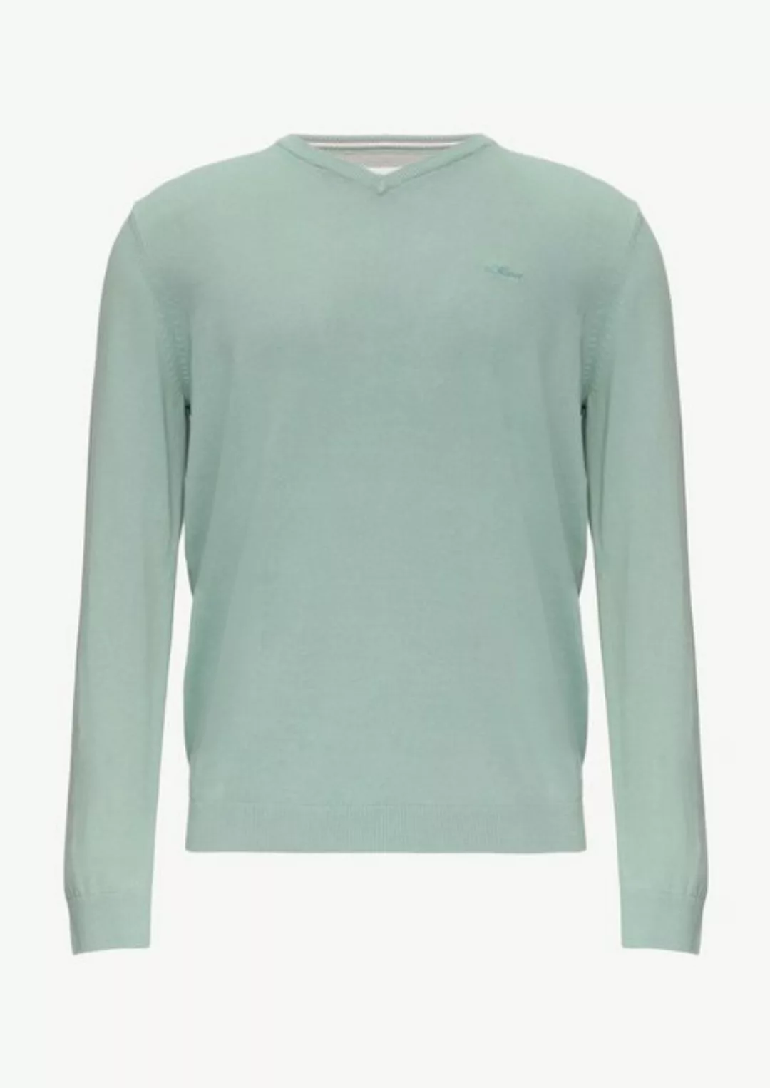 s.Oliver Sweatshirt Strickpullover, GREEN günstig online kaufen