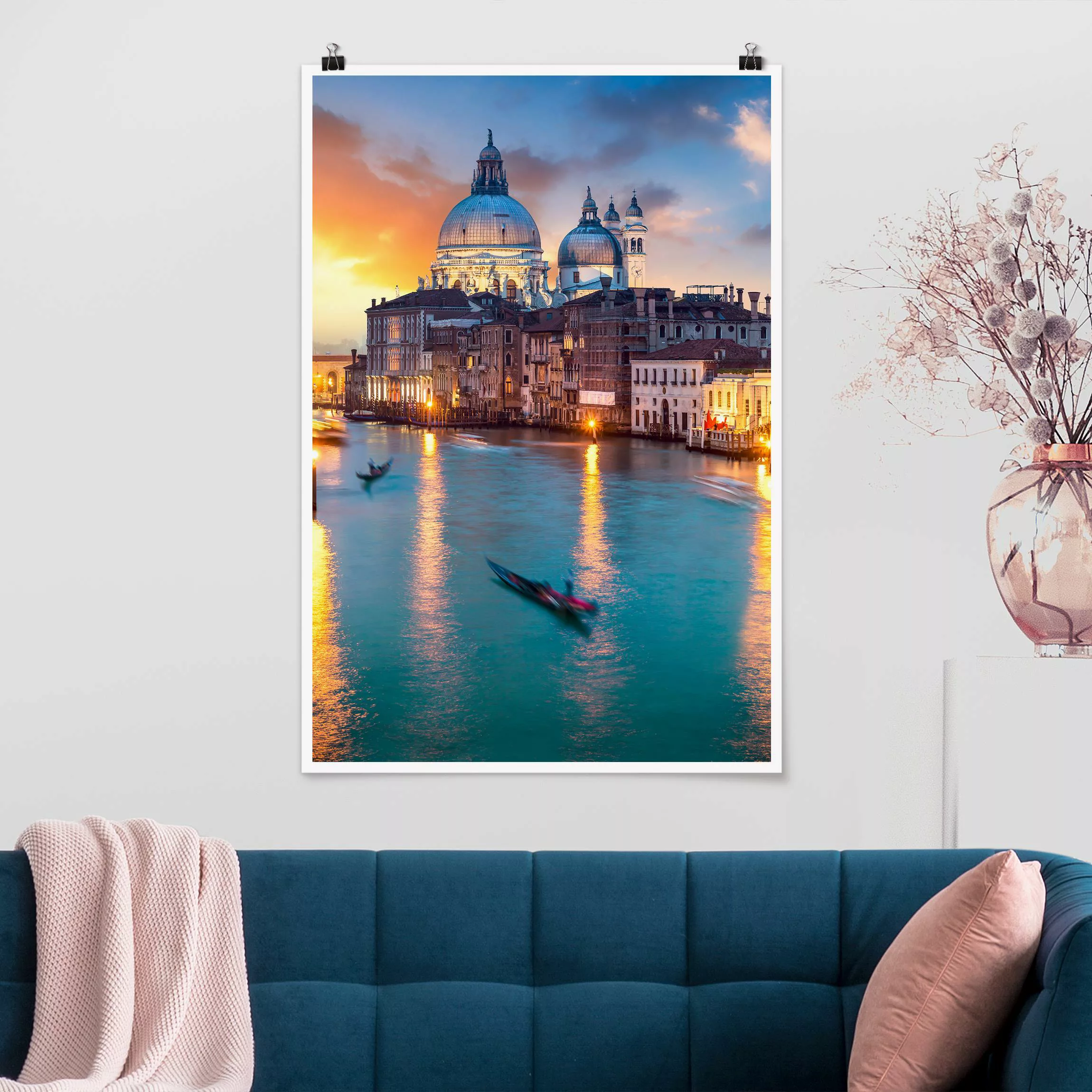 Poster Sunset in Venice günstig online kaufen
