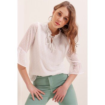 Mt Clothes  Blusen Bluse aus Musselin günstig online kaufen