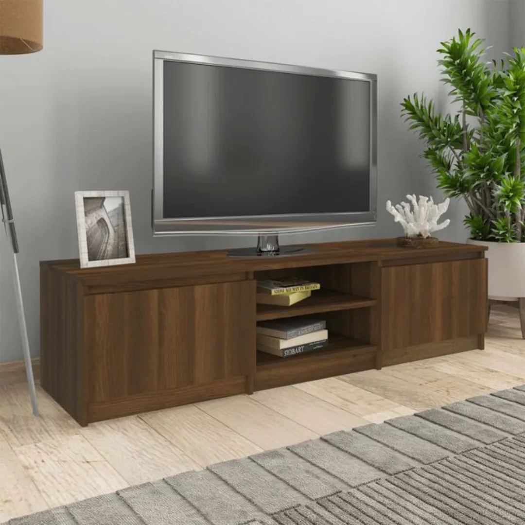 vidaXL TV-Schrank TV-Schrank Braun Eichen-Optik 140x40x35,5 cm Spanplatte T günstig online kaufen