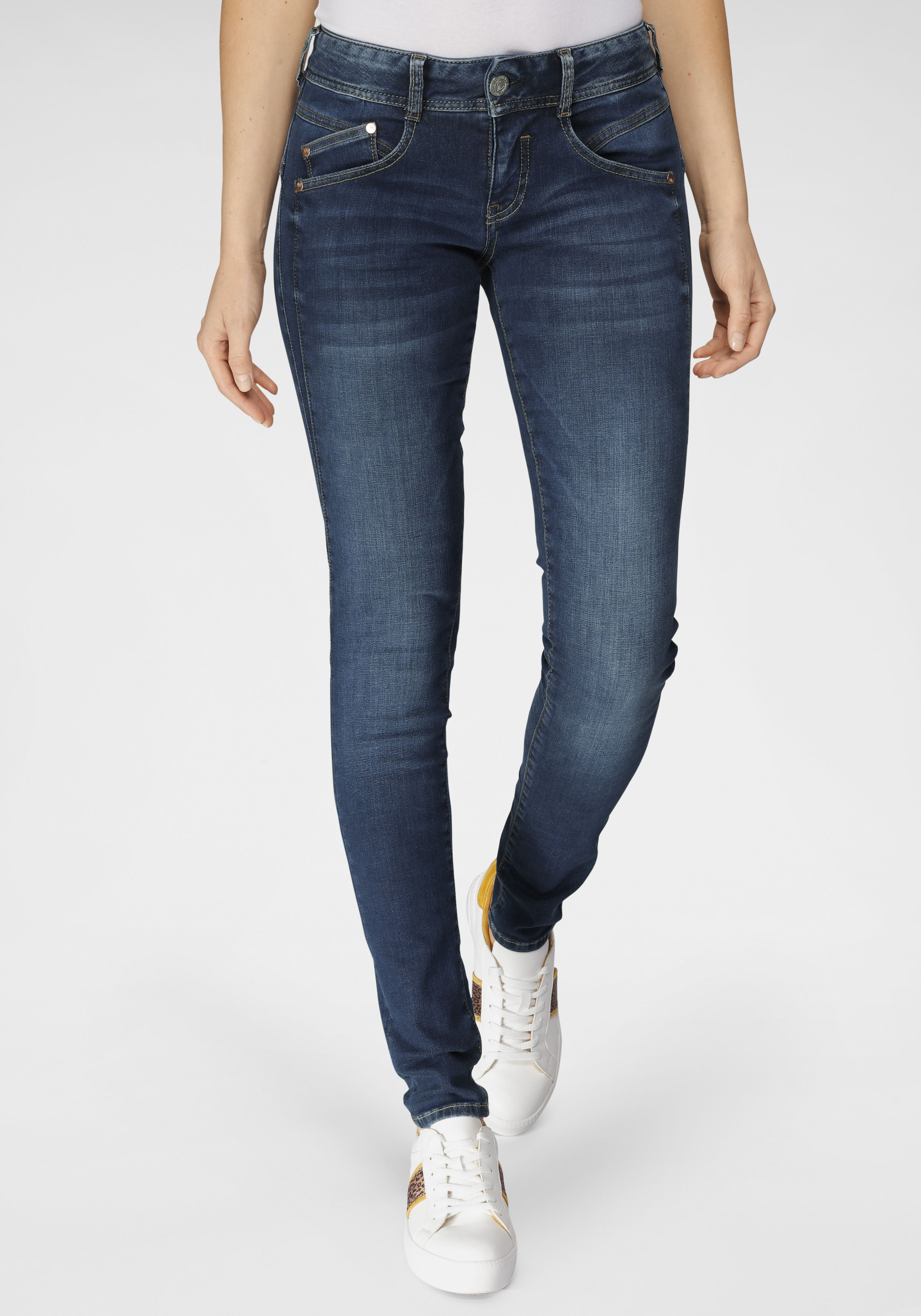 Herrlicher Slim-fit-Jeans "GILA SLIM REUSED DENIM" günstig online kaufen