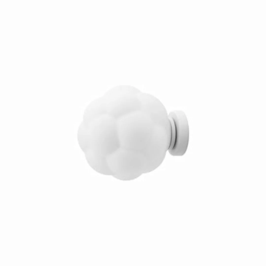Wandleuchte Bubba glas weiß / Ø 25 cm - Normann Copenhagen - Weiß günstig online kaufen