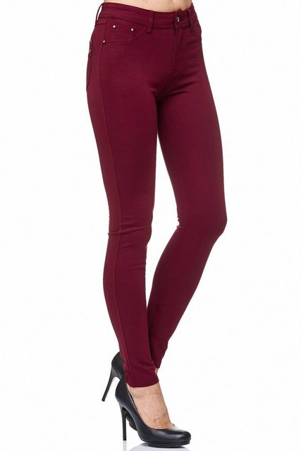 Elara Skinny-fit-Jeans Elara Damen Stretch Hose Skinny Fit Jegging (1-tlg) günstig online kaufen