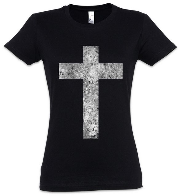 Urban Backwoods Print-Shirt Christian Cross II Damen T-Shirt Christliches K günstig online kaufen