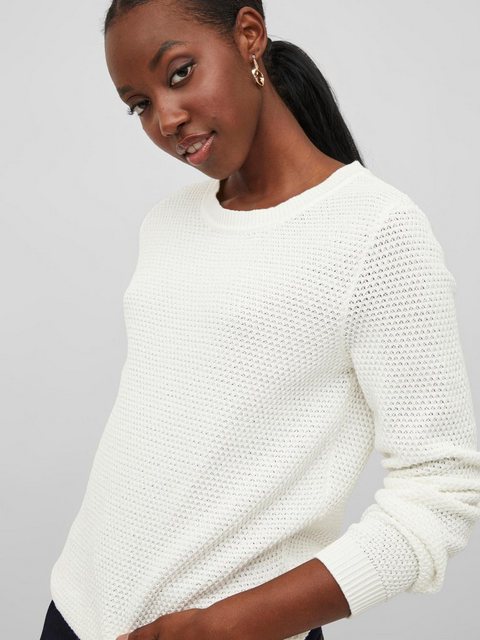 Vila Rundhalspullover "VIDALO O-NECK L/S KNIT TOP- NOOS" günstig online kaufen