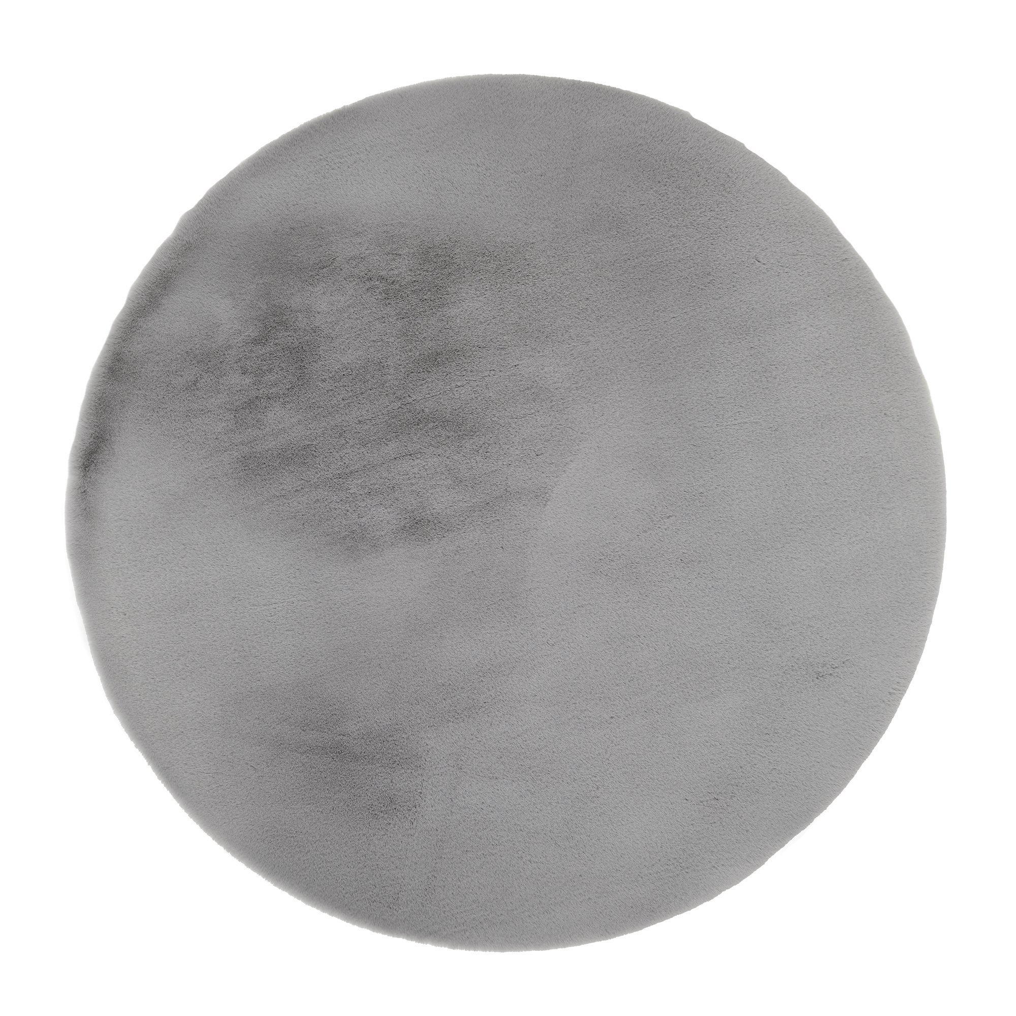 OCI DIE TEPPICHMARKE Teppich »ROCKY SOFT«, rund, 35 mm Höhe, Kunstfell, wei günstig online kaufen