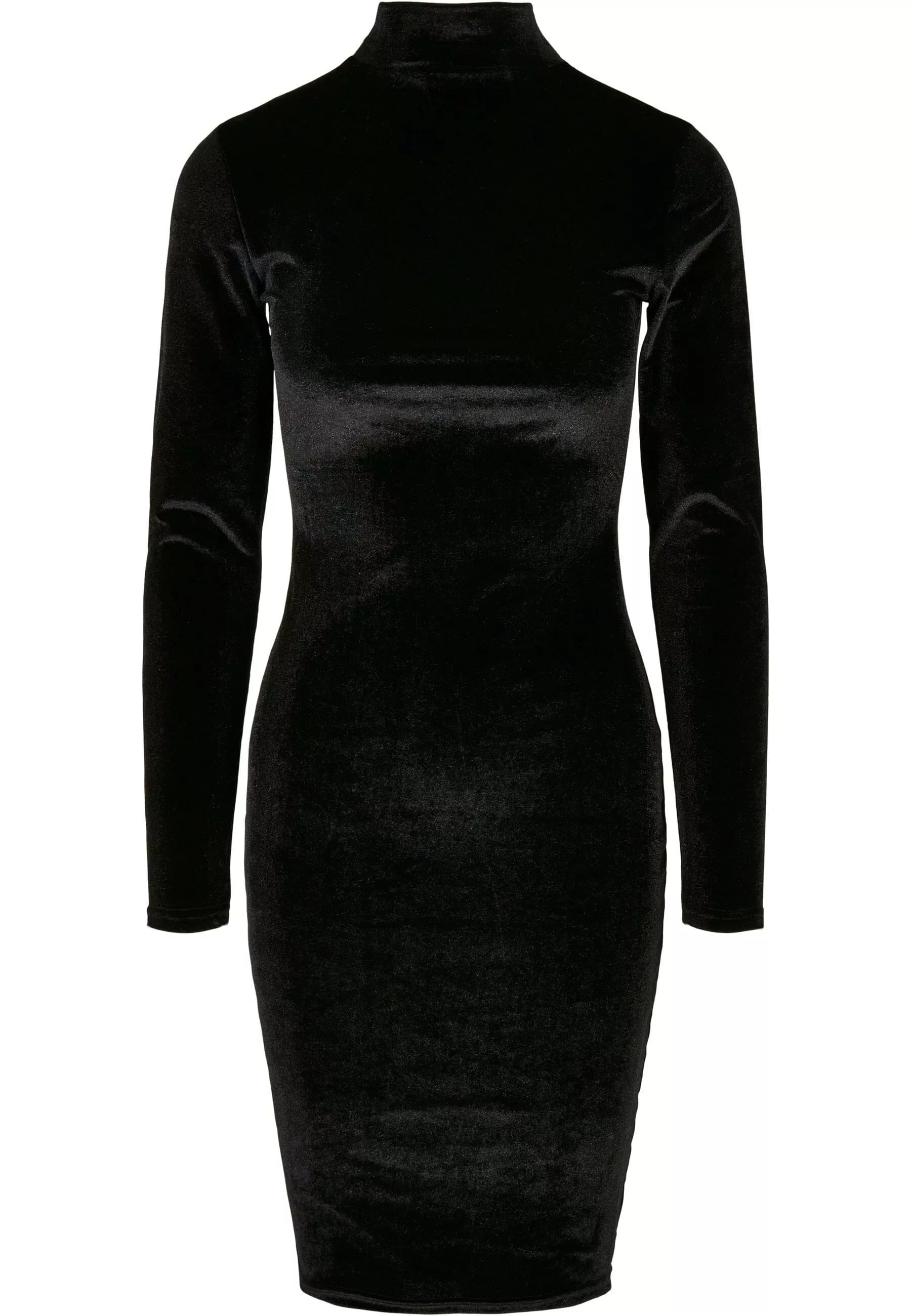 URBAN CLASSICS Shirtkleid "Urban Classics Damen Ladies Velvet Turtle Neck D günstig online kaufen