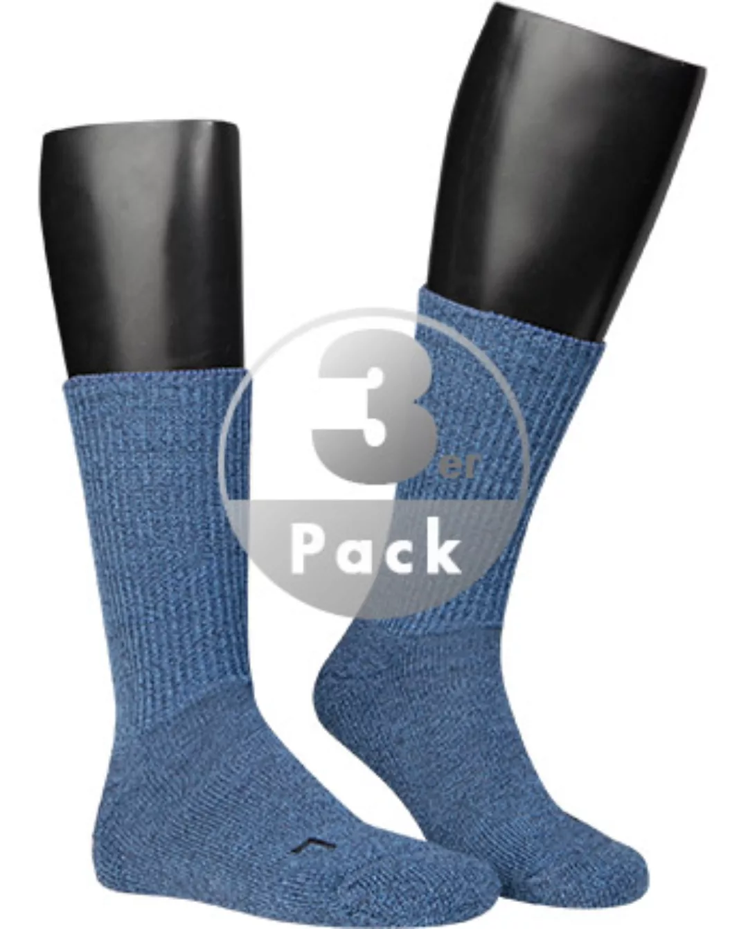 FALKE Walkie Ergo Socken, 46-48, Blau, Uni, Schurwolle, 16480-666005 günstig online kaufen
