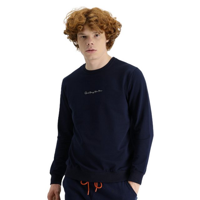 KIGILI Sweatshirt KIGILI Herren-Sweatshirt mit Rundhalsausschnitt, bedruckt günstig online kaufen