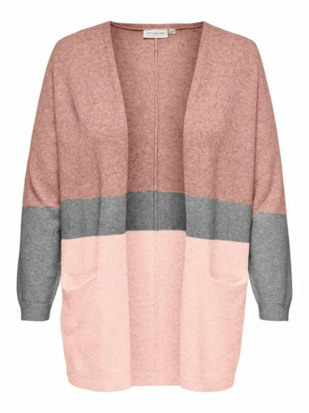 ONLY CARMAKOMA Strickjacke CARNEW STONE L/S LONG STRIPE CARDI KNT günstig online kaufen