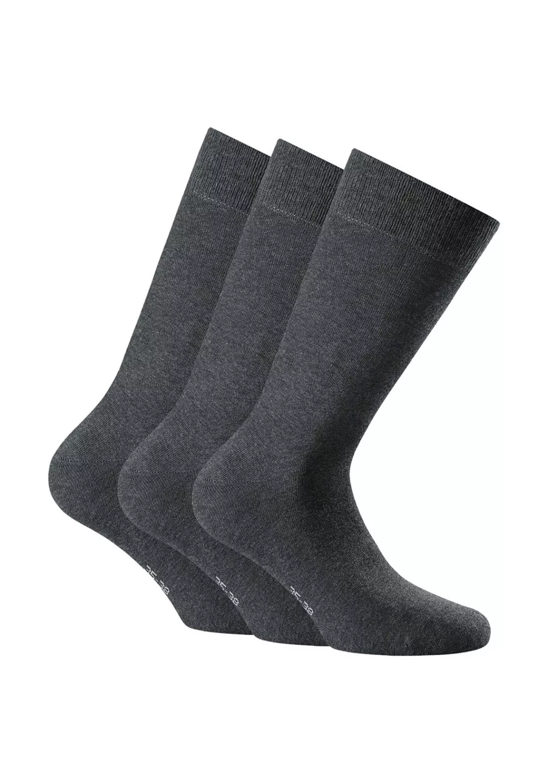 Rohner Socks Kurzsocken "Socken cotton II 3-er Pack 3er Pack" günstig online kaufen