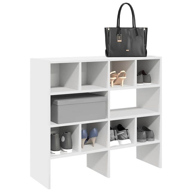 vidaXL Schuhschrank Schuhregale 2 Stk Stapelbar Weiß 89,5x30x40 cm günstig online kaufen