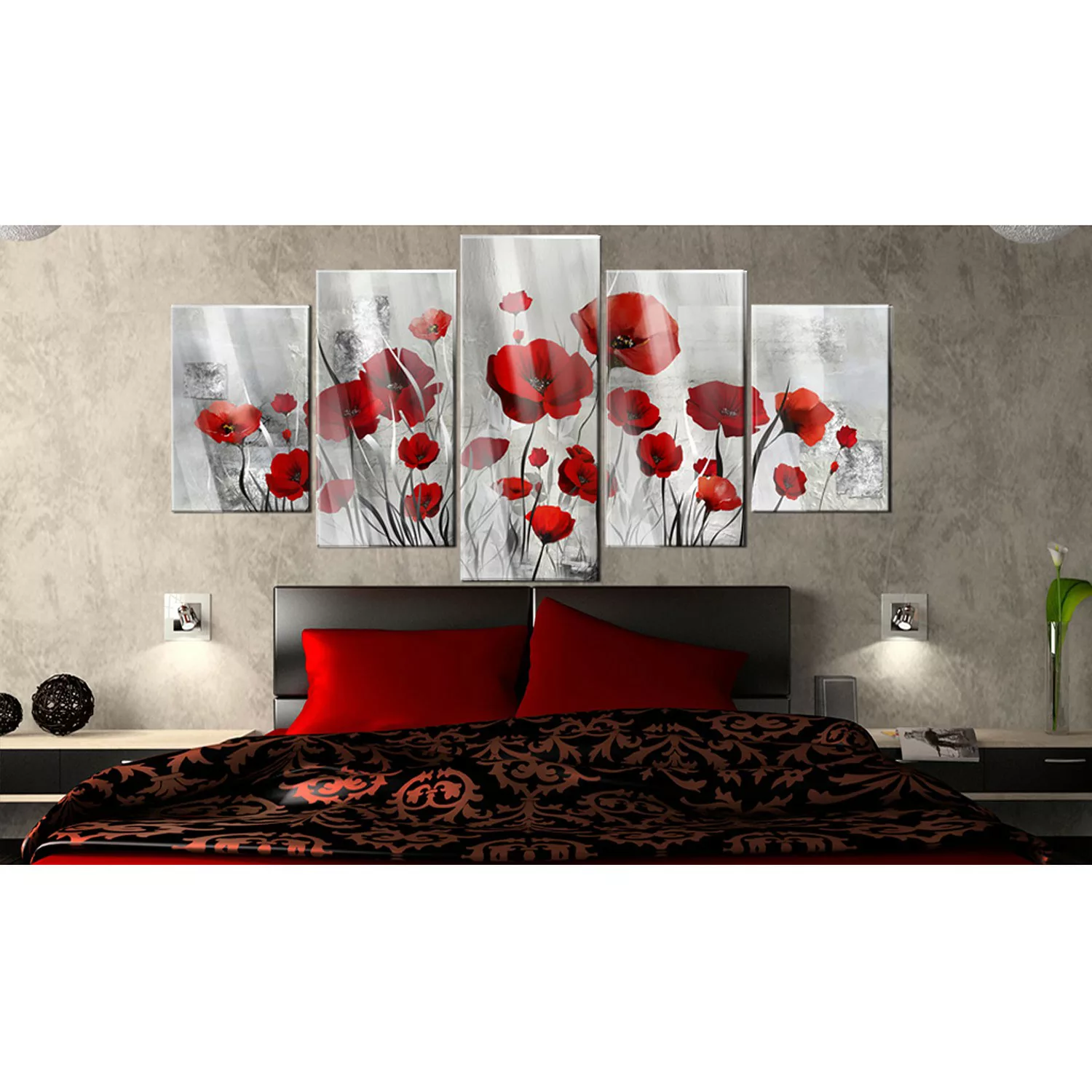 home24 Acrylglasbild Scarlet Cloud günstig online kaufen