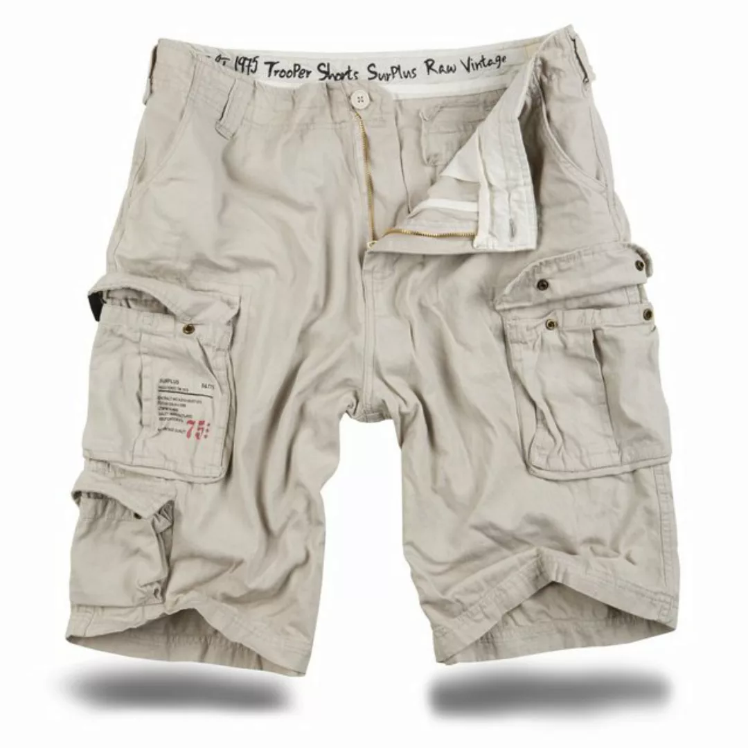 Trooper Cargoshorts Trooper Bermuda Baumwolle Sommer Shorts Kurze Hose Army günstig online kaufen