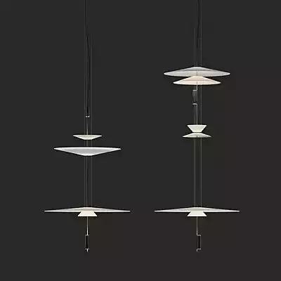 Vibia Flamingo 1560 Pendelleuchte LED, graphit - Casambi günstig online kaufen