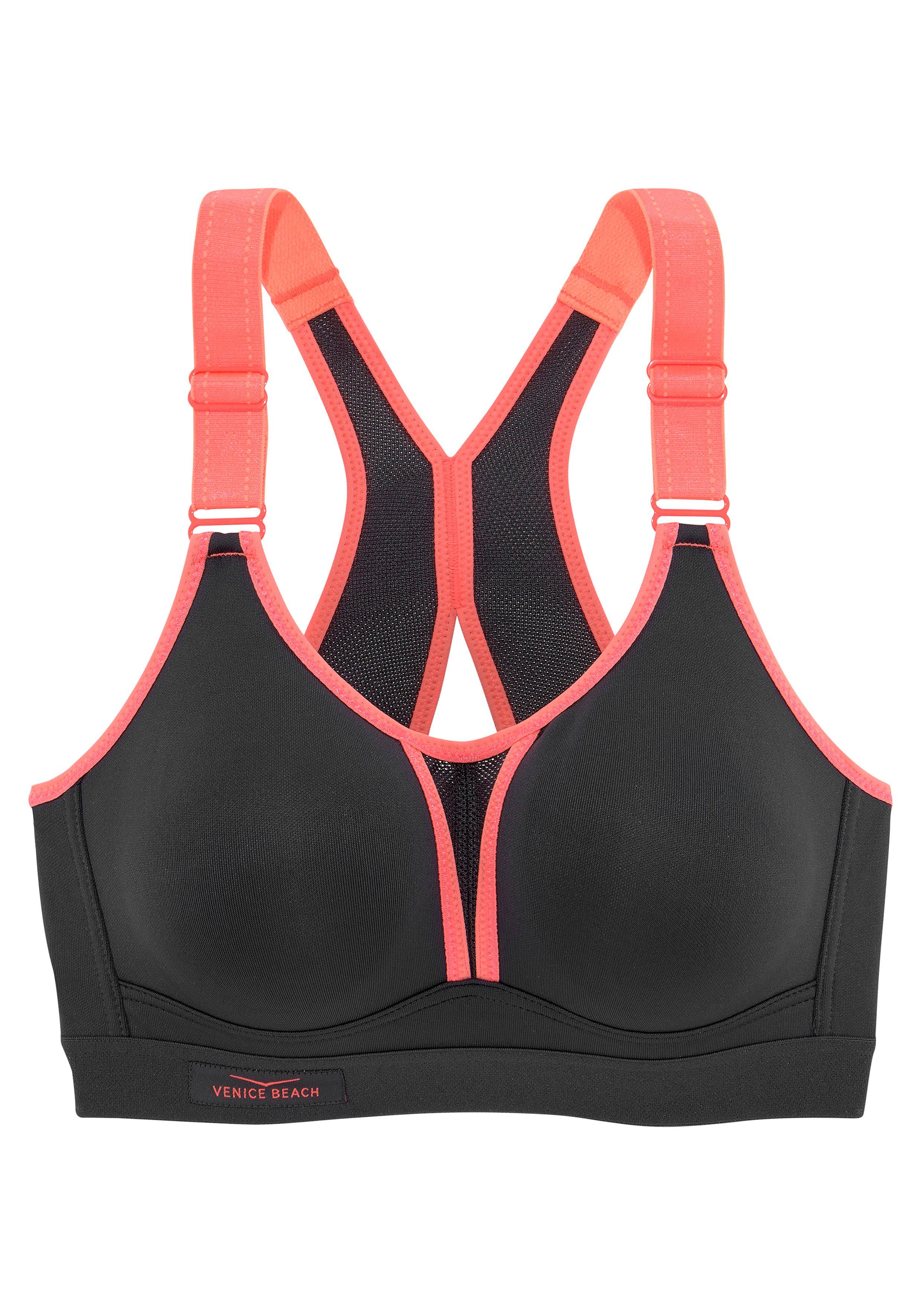 Venice Beach Sport-BH, ohne Bügel für Sportarten starker Belastbarkeit günstig online kaufen