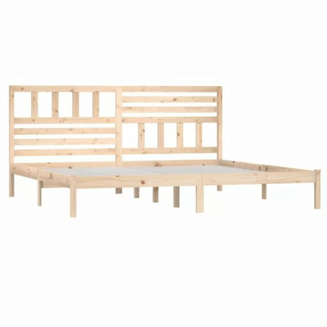 furnicato Bettgestell Massivholzbett ohne Matratze 180x200 Kiefernholz (1-t günstig online kaufen