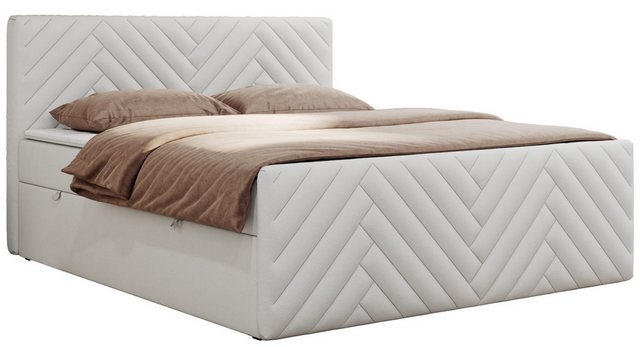 MKS MÖBEL Boxspringbett PARIS DUO (Packung, Set, Doppelbett, Zwei Bettkäste günstig online kaufen