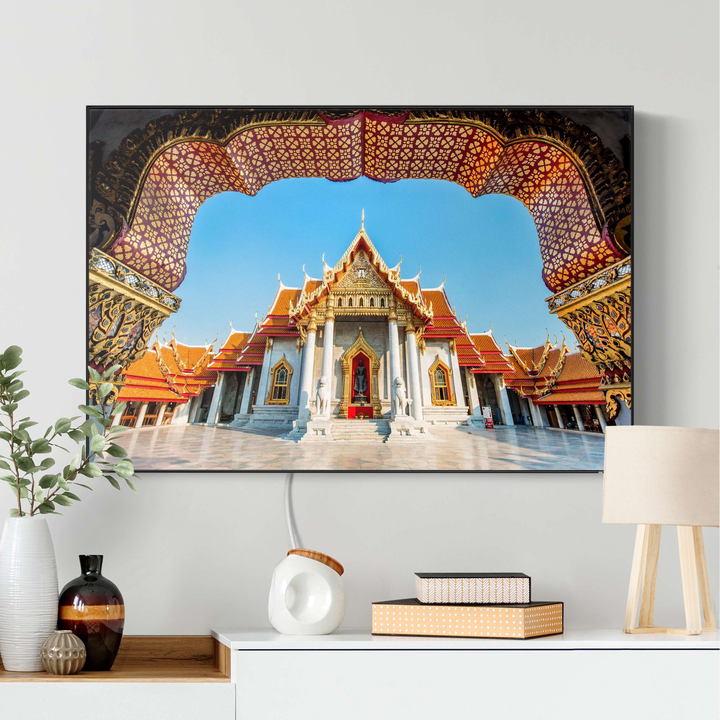 LED-Wechselbild Tempel in Bangkok günstig online kaufen