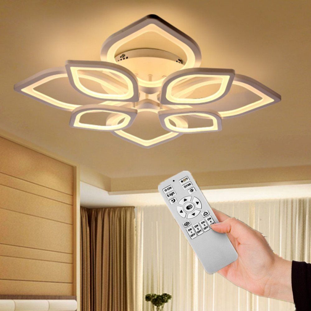 LETGOSPT Deckenleuchte Moderne LED Deckenleuchte Dimmbar günstig online kaufen