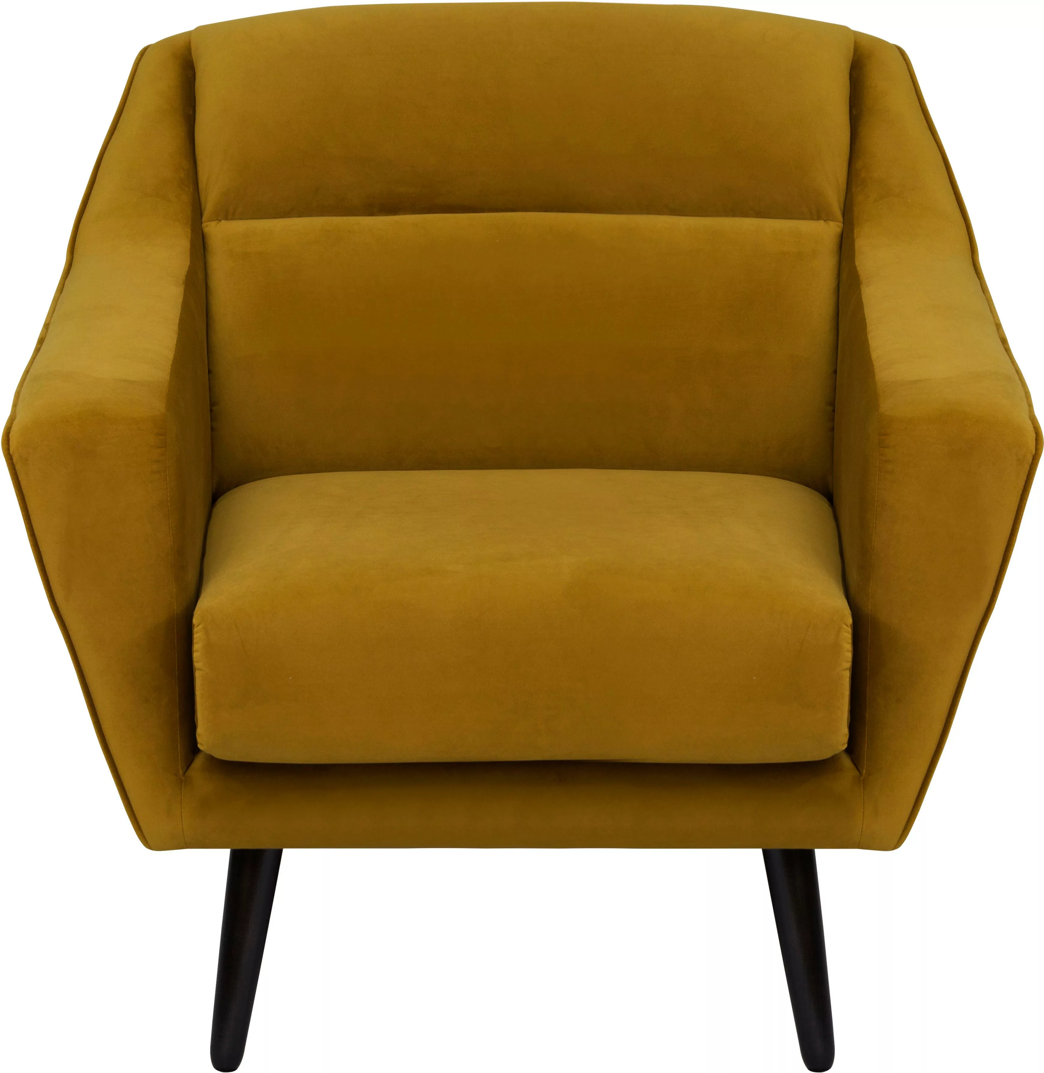 andas Sessel "Bille", mit Naht im Rückenkissen und Eiche-Beinen, Design by günstig online kaufen