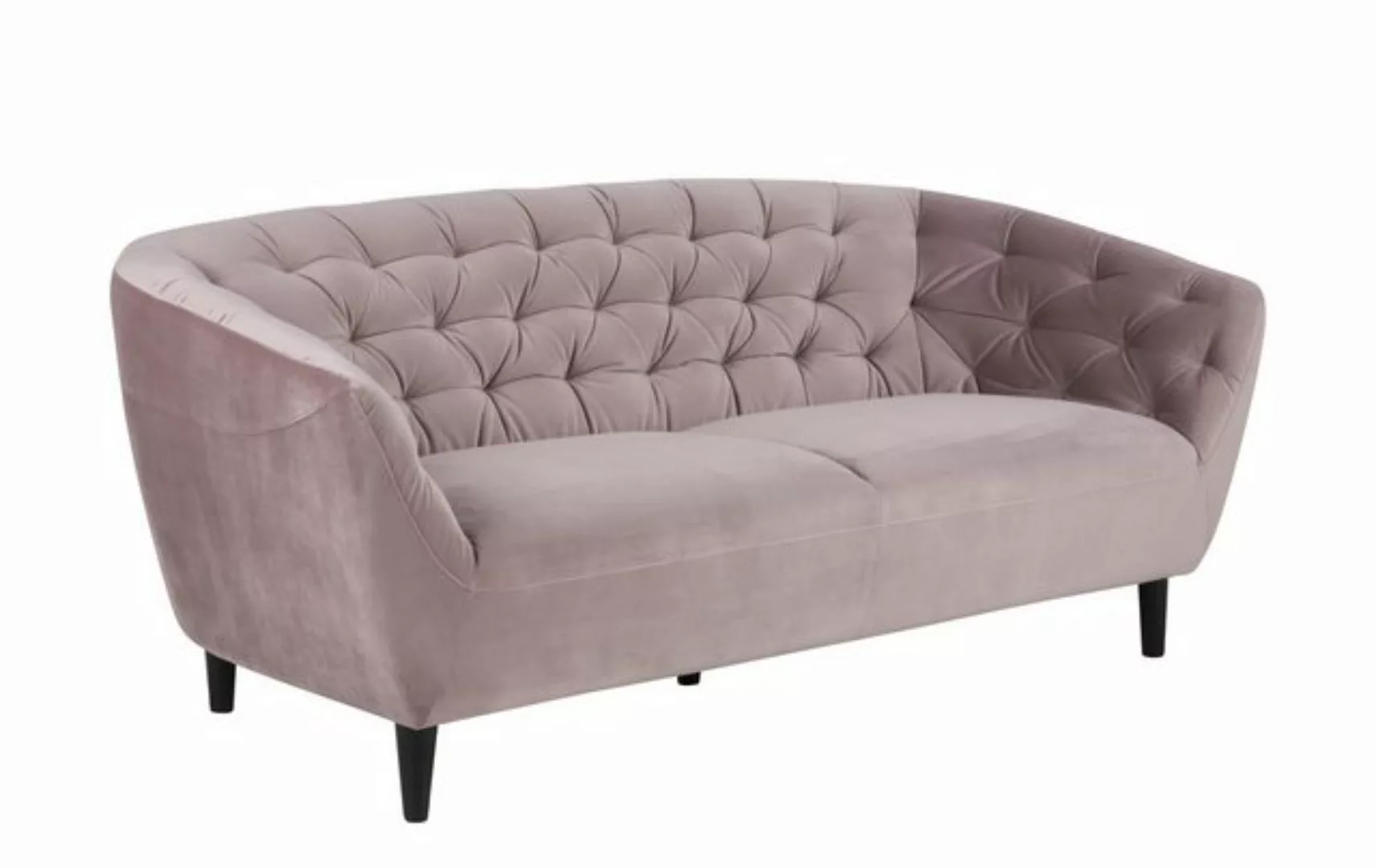 ACTONA GROUP 3-Sitzer "Ria Couch, Sofa,", Samtstoff, Massivholz-Beine, Tasc günstig online kaufen