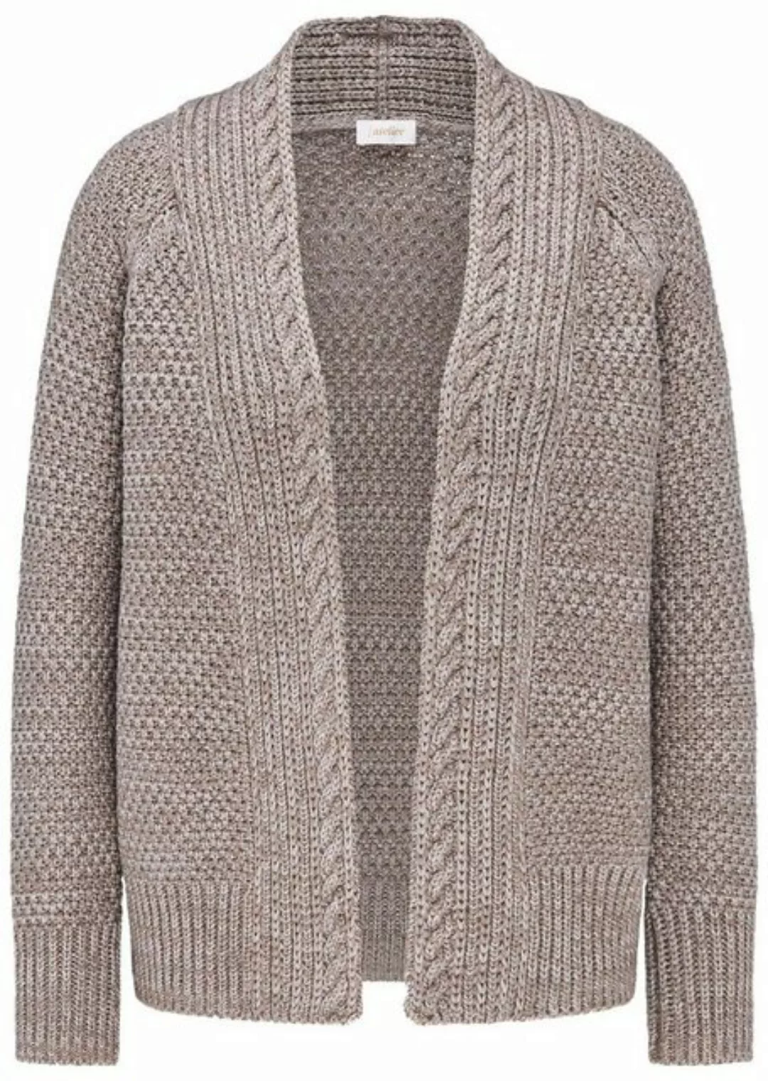 GOLDNER Strickjacke Kurzgröße: Zeitlose Strickjacke in Grobstrick günstig online kaufen