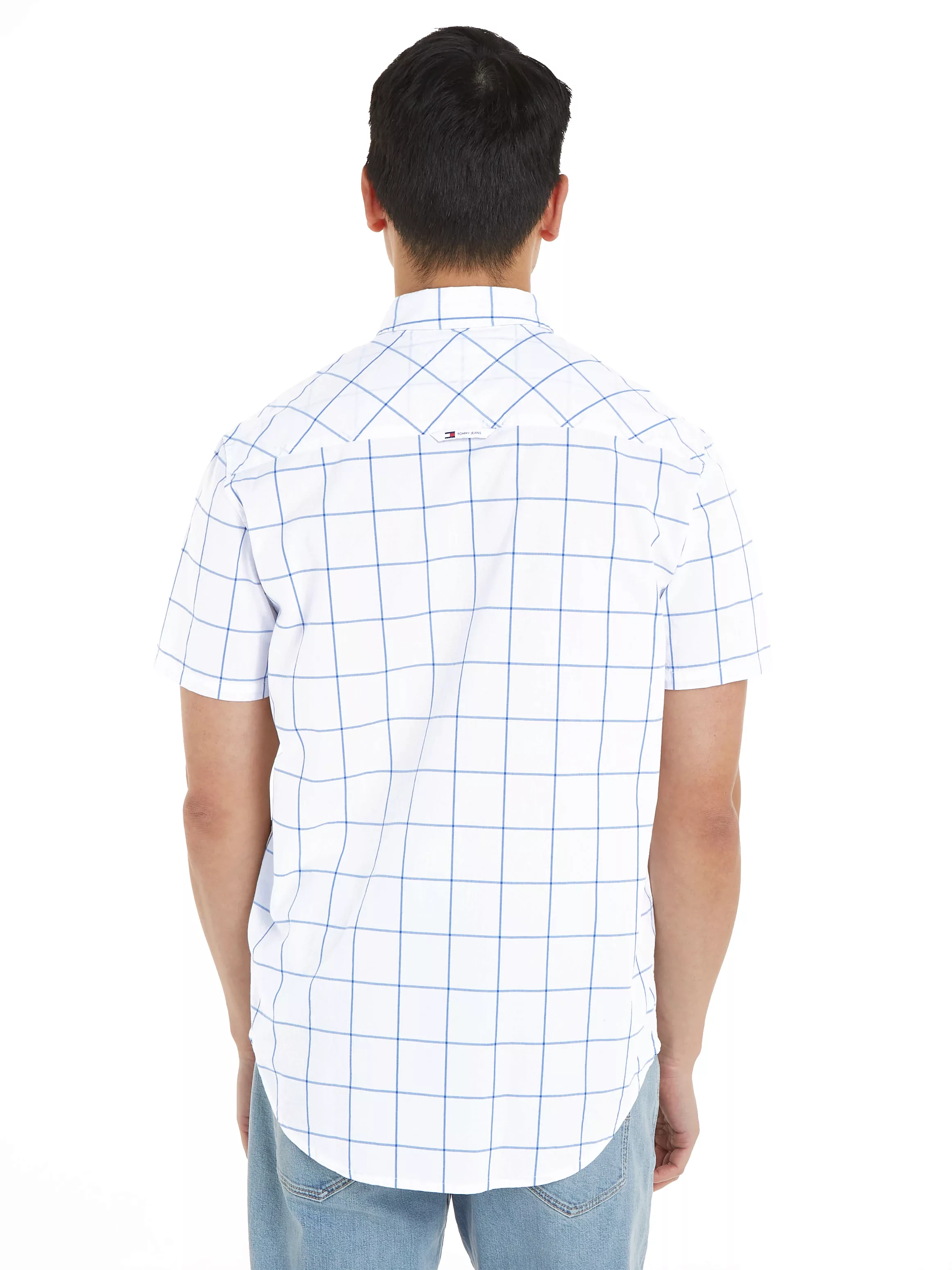 Tommy Jeans Kurzarmhemd TJM REG CHECK POPLIN SS SHIRT günstig online kaufen