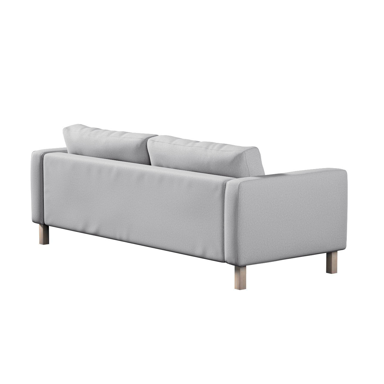 Bezug für Karlstad 3-Sitzer Sofa nicht ausklappbar, kurz, szary, Bezug für günstig online kaufen