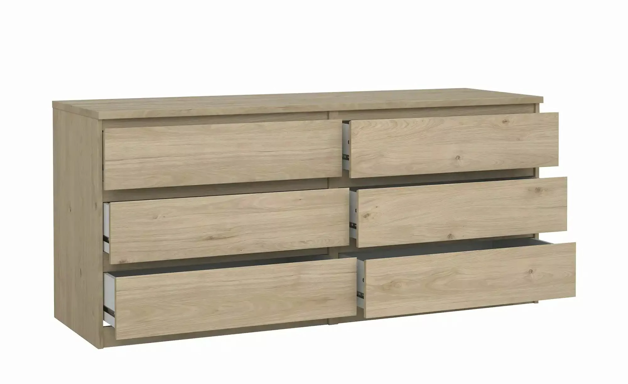 Sideboard   Nardo ¦ holzfarben ¦ Maße (cm): B: 153,8 H: 70,1 T: 50.0 Kommod günstig online kaufen