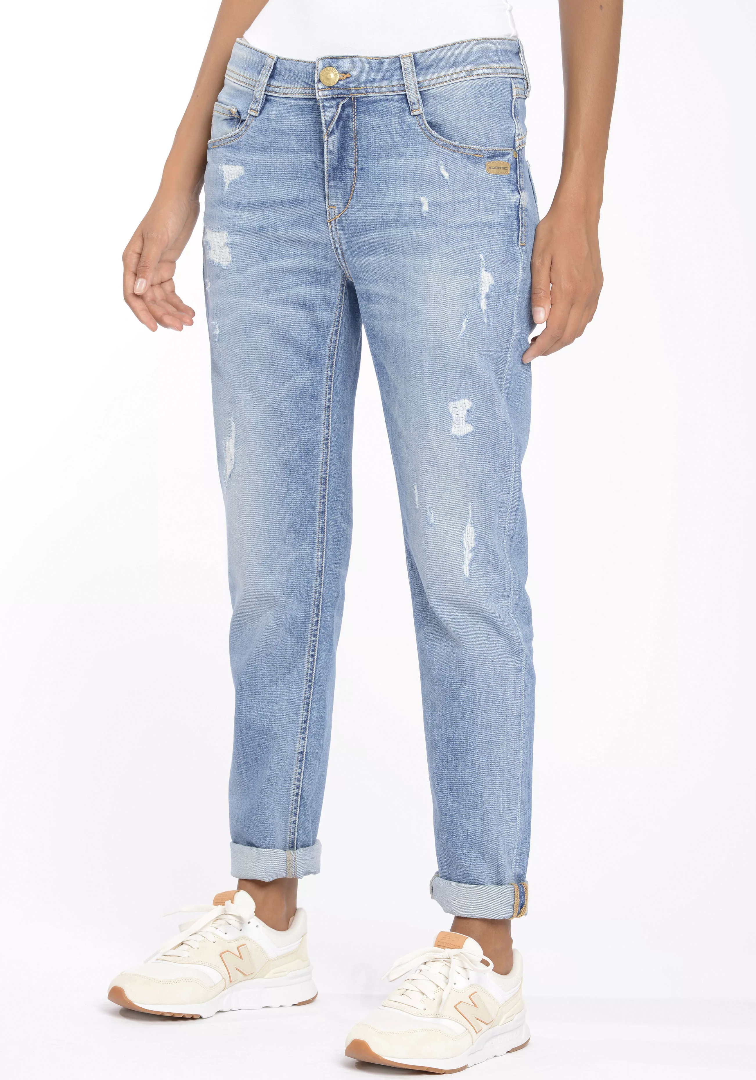 GANG Destroyed-Jeans 94AMELIE mit Destroyed-Effekten günstig online kaufen