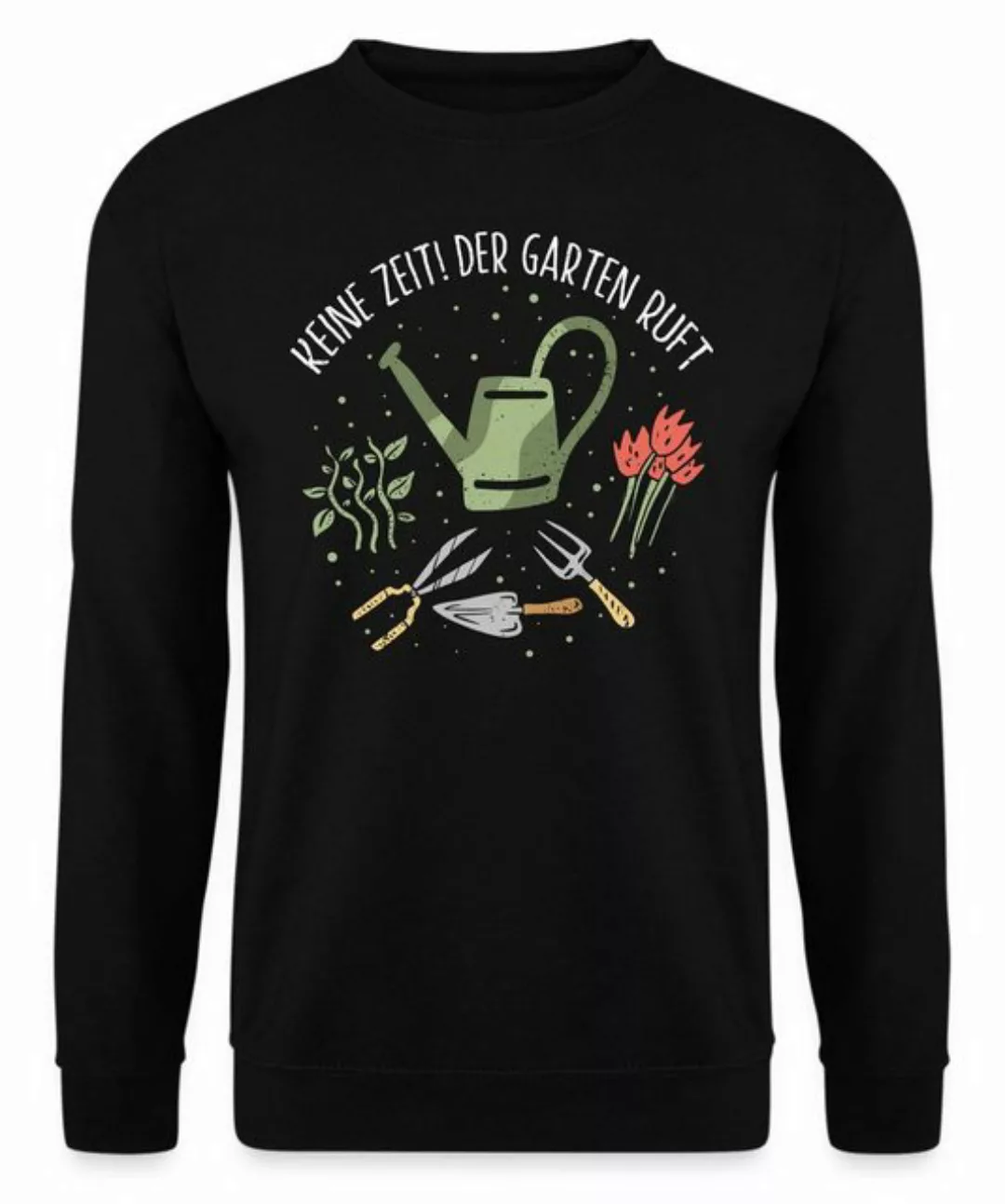 Quattro Formatee Sweatshirt Der Garten Ruft - Garten Gemüse Gärtner Hobbygä günstig online kaufen
