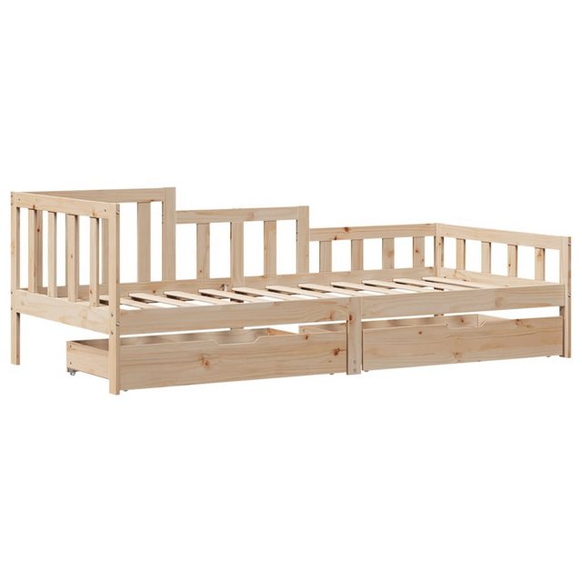 vidaXL Bett Tagesbett mit Schubladen 80x200 cm Massivholz Kiefer günstig online kaufen