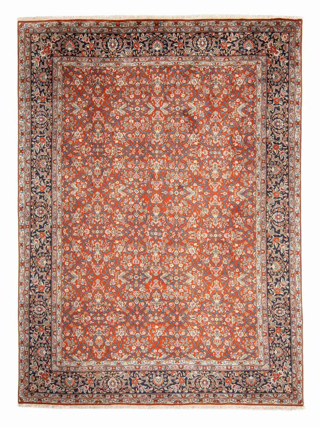 morgenland Wollteppich »Abadeh Medaillon Rosso scuro 157 x 105 cm«, rechtec günstig online kaufen