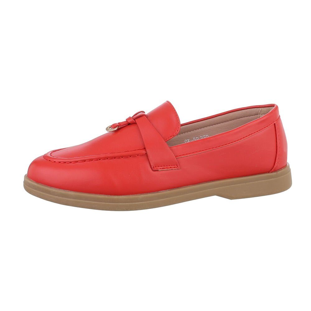 Ital-Design Damen Mokassins Freizeit Slipper Blockabsatz günstig online kaufen