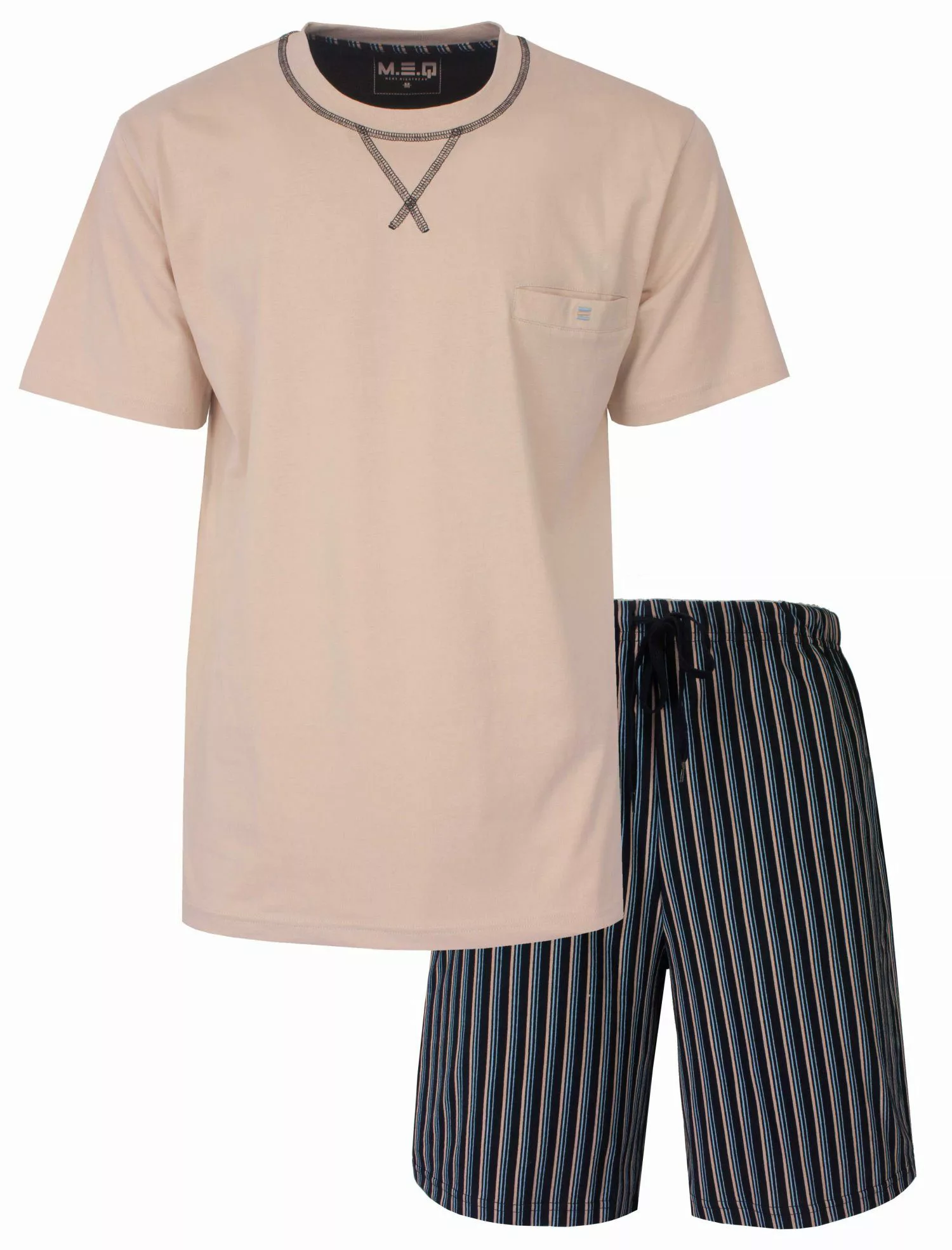 M.E.Q. Shorty Herren Pyjama kurz (2 günstig online kaufen